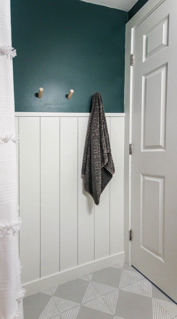 Shiplap half wall bathroom, in the realm of interior design, the incorporation of shiplap half walls in bathrooms has emerged as