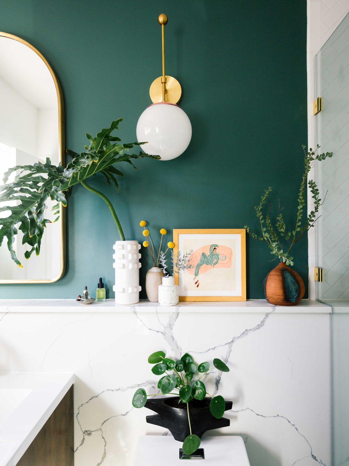 Green wall bathroom, the concept of bringing nature indoors has gained widespread popularity in interior design, with green walls
