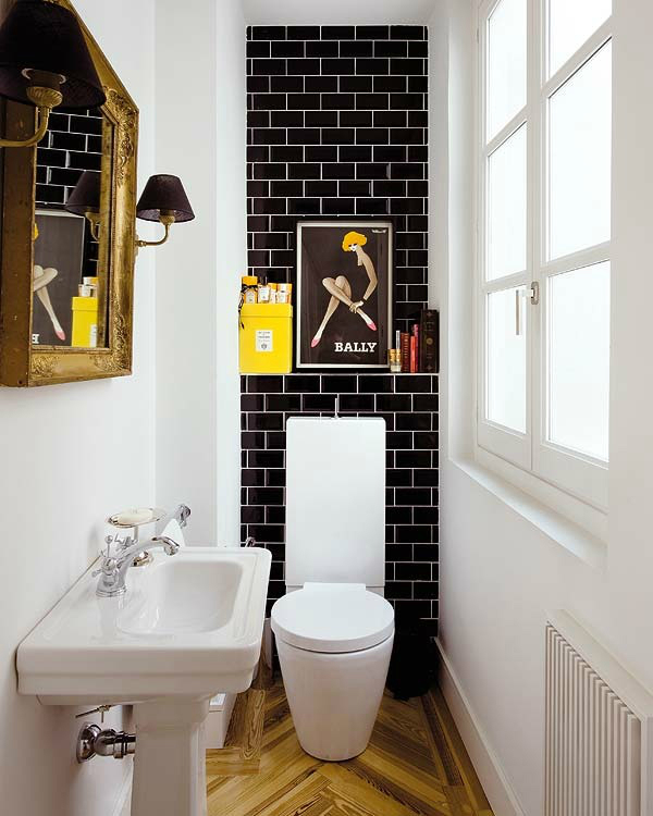 What are some black accent wall bathroom ideas? When it comes to interior design, bathrooms are often overlooked in favor