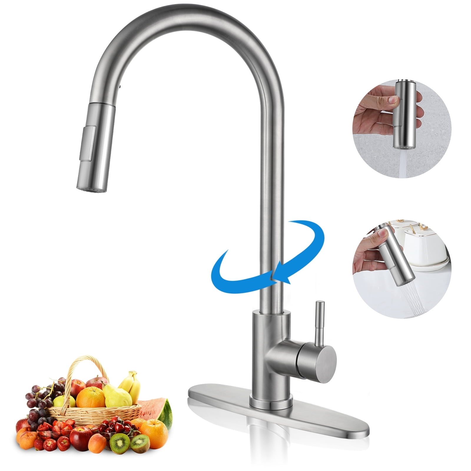 How to clean stainless steel faucets?