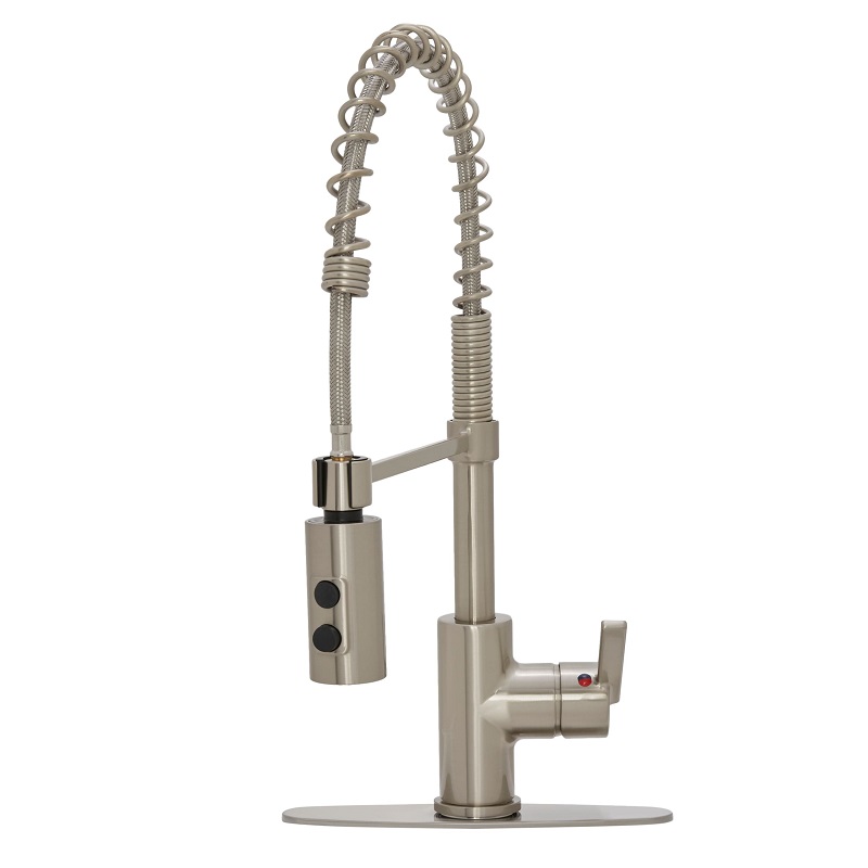 single handle pull out spray faucets