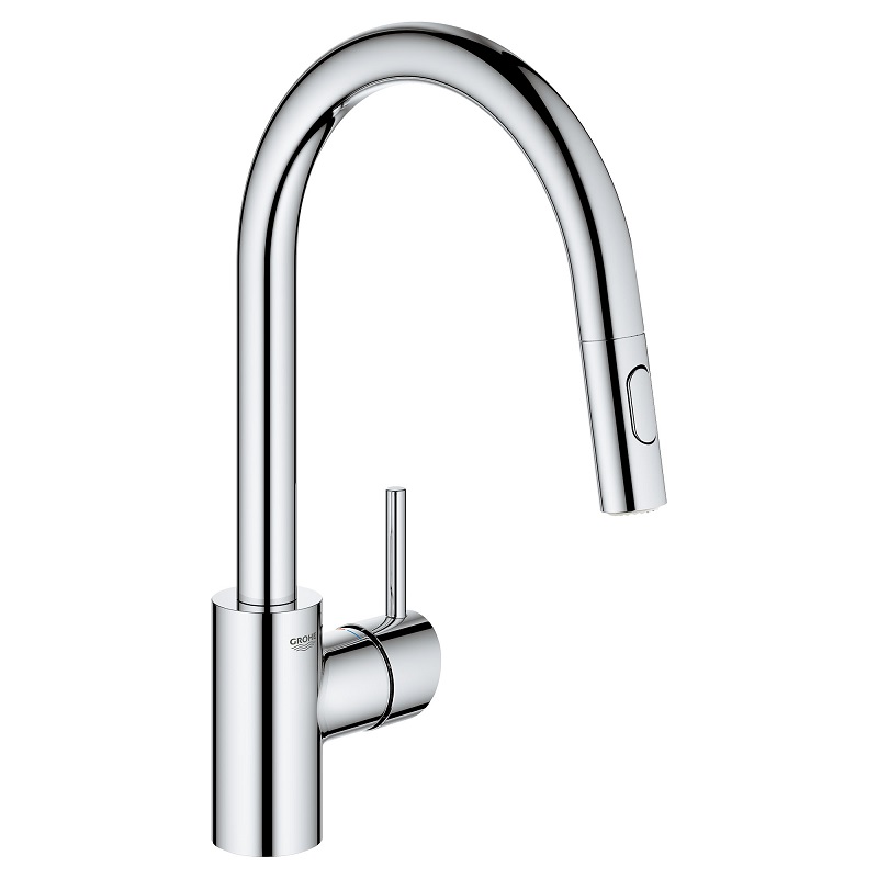 single handle pull out spray faucets