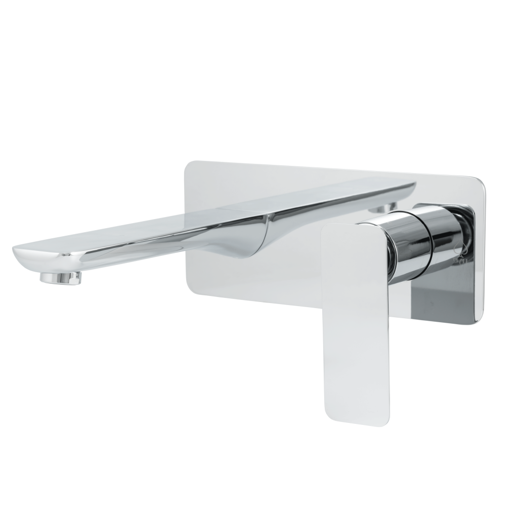 Single hole wall mount bathroom faucets