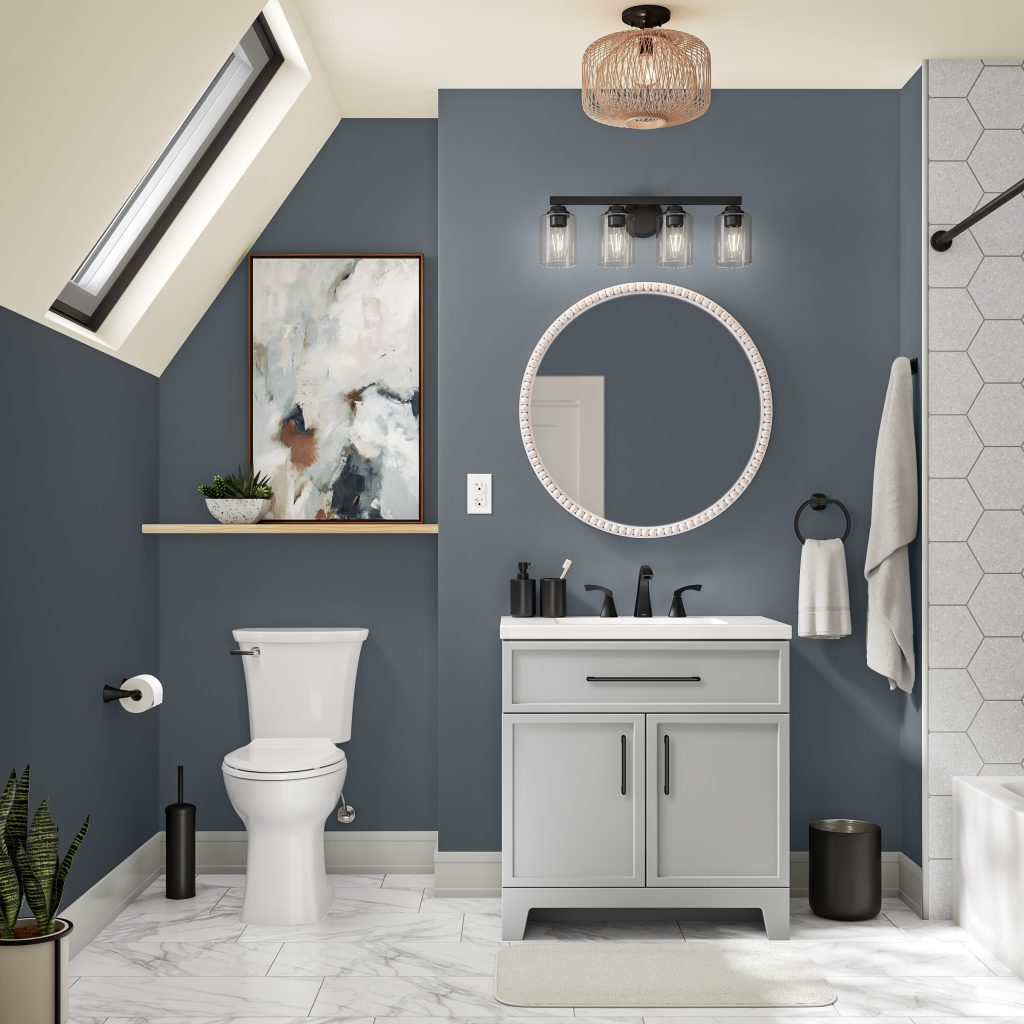 Wall mount vanity faucets