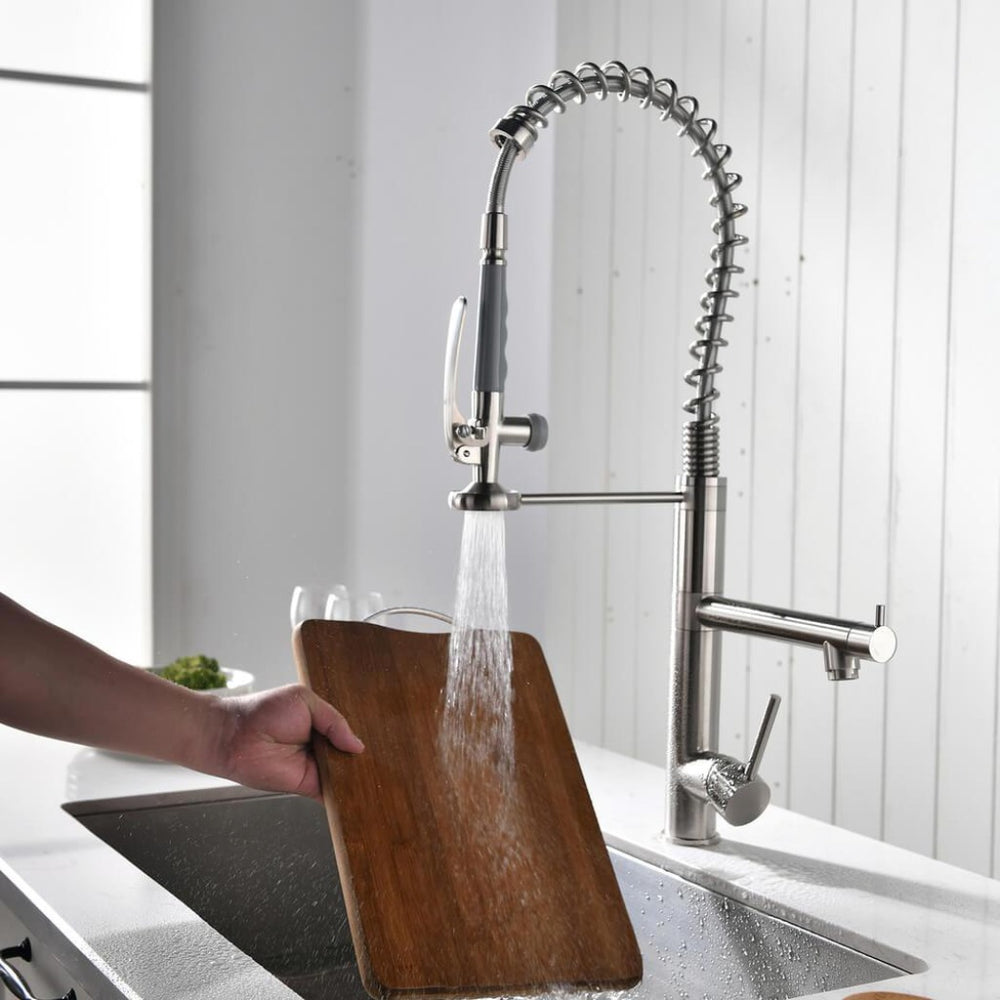 Commercial grade kitchen faucets