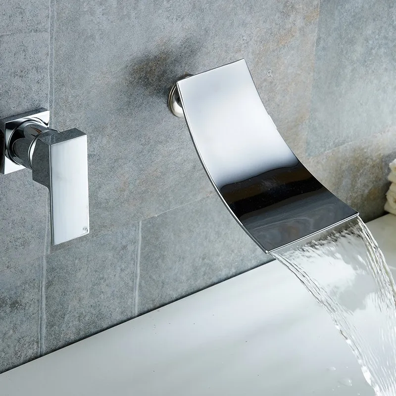 Wall mount vanity faucets