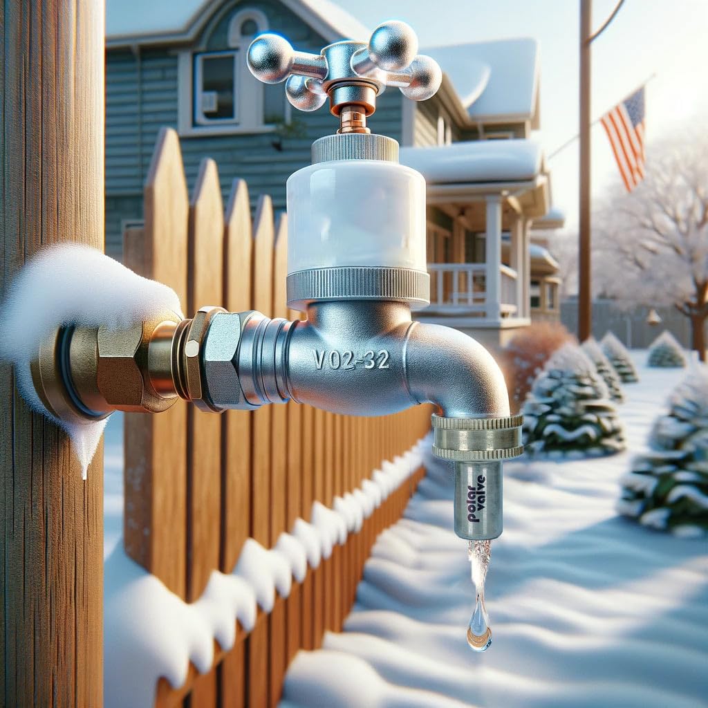 outdoor faucets in winter