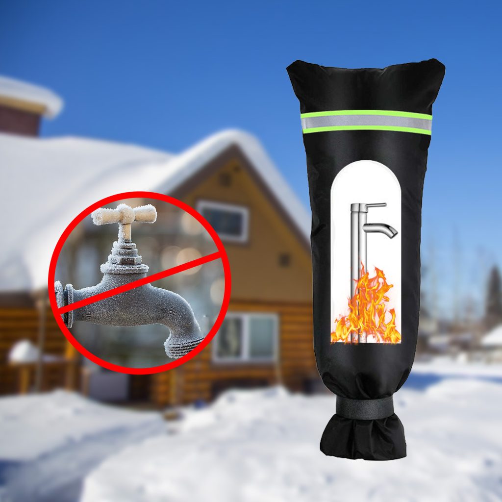 outdoor faucets in winter