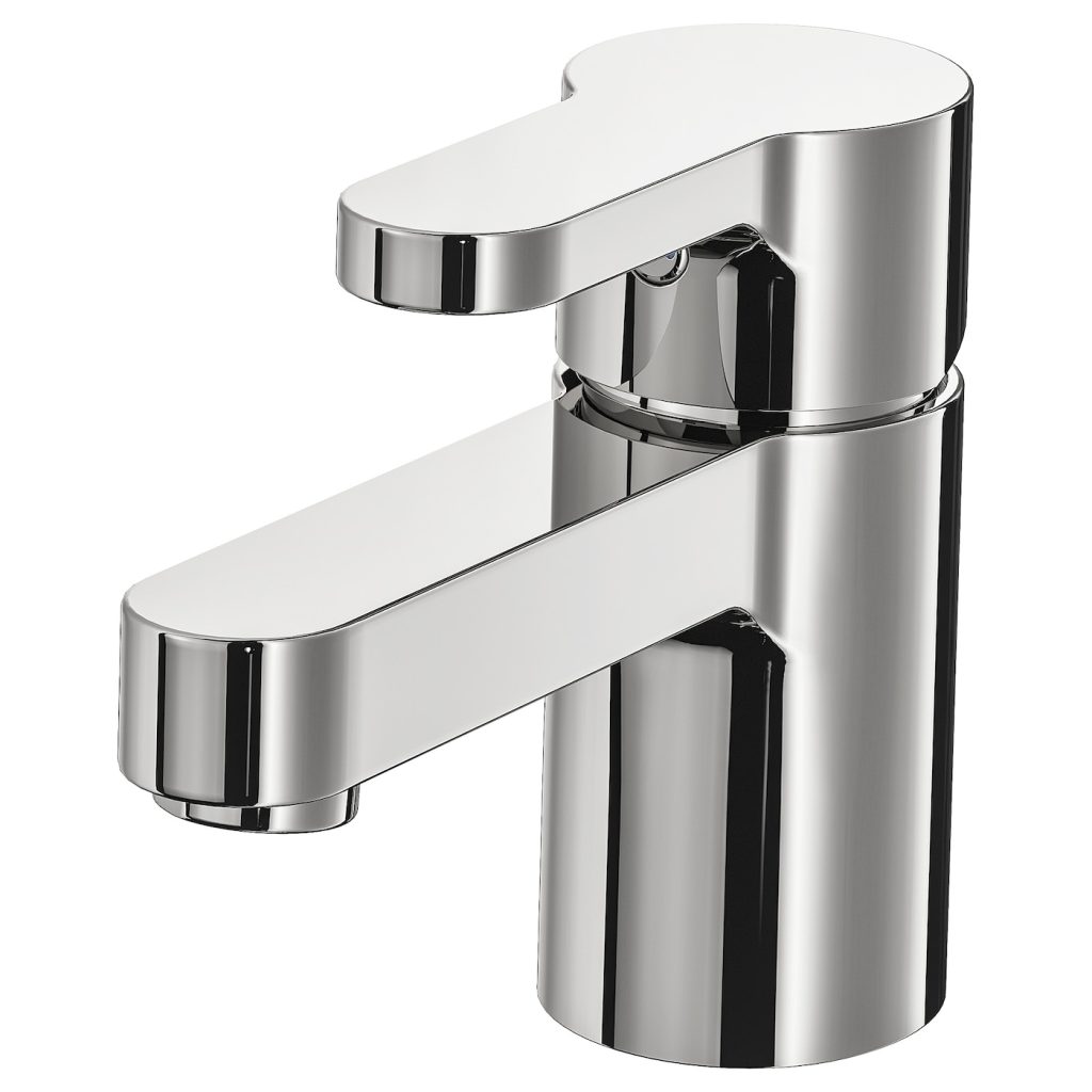 clean chrome faucets