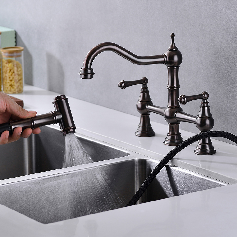 Replace kitchen faucets