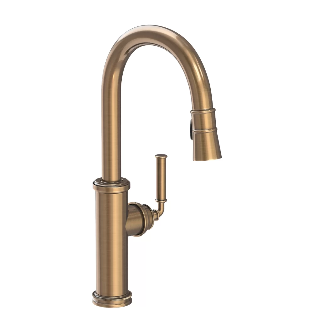 Antique brass faucets kitchen