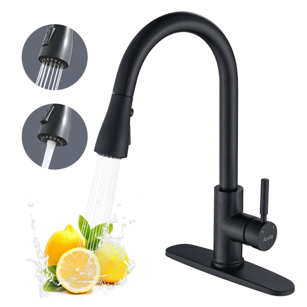 matte black faucets