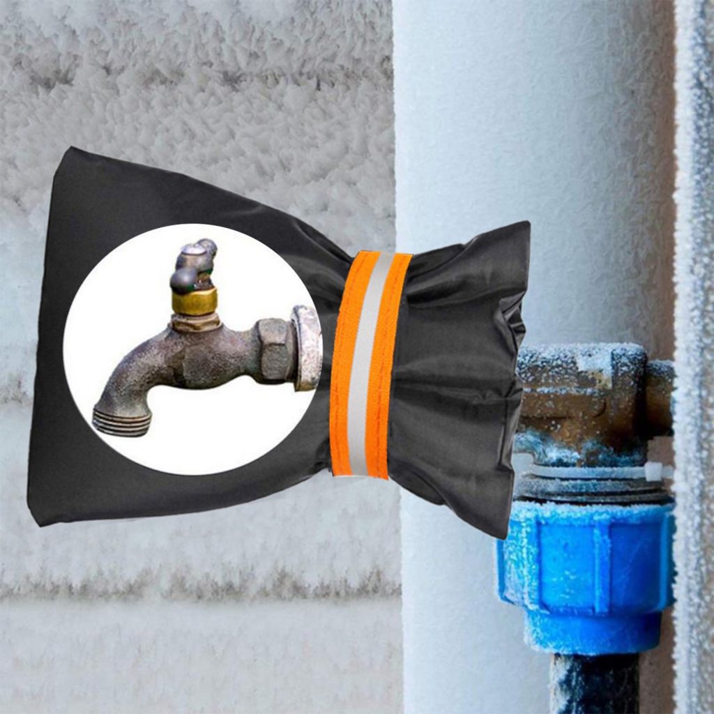 Insulate outdoor faucets