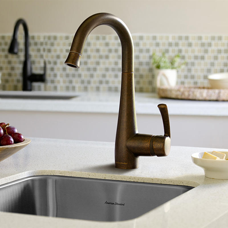 Kitchen and bar faucets