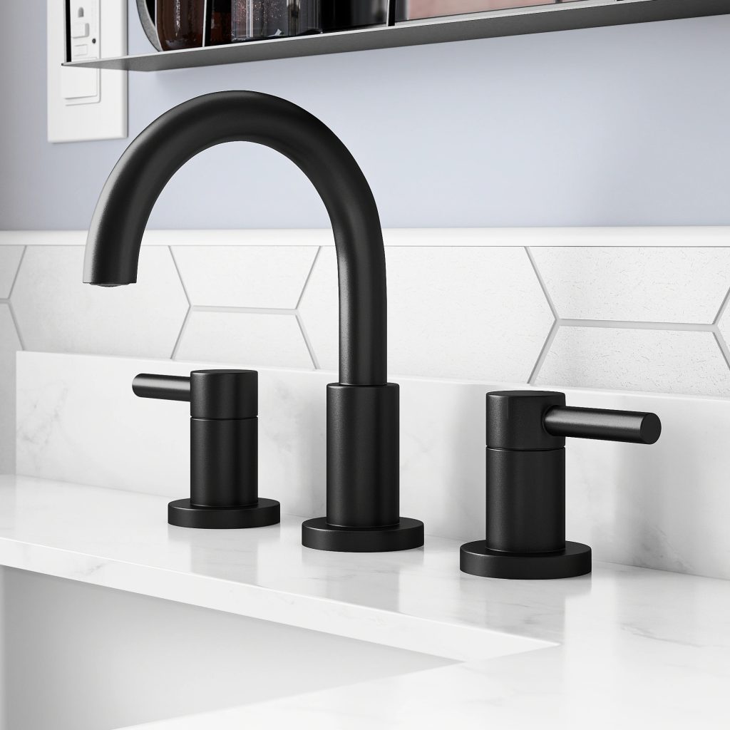 black faucets