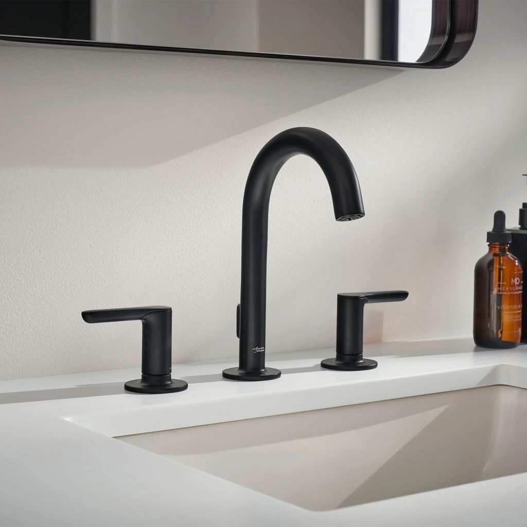 black faucets